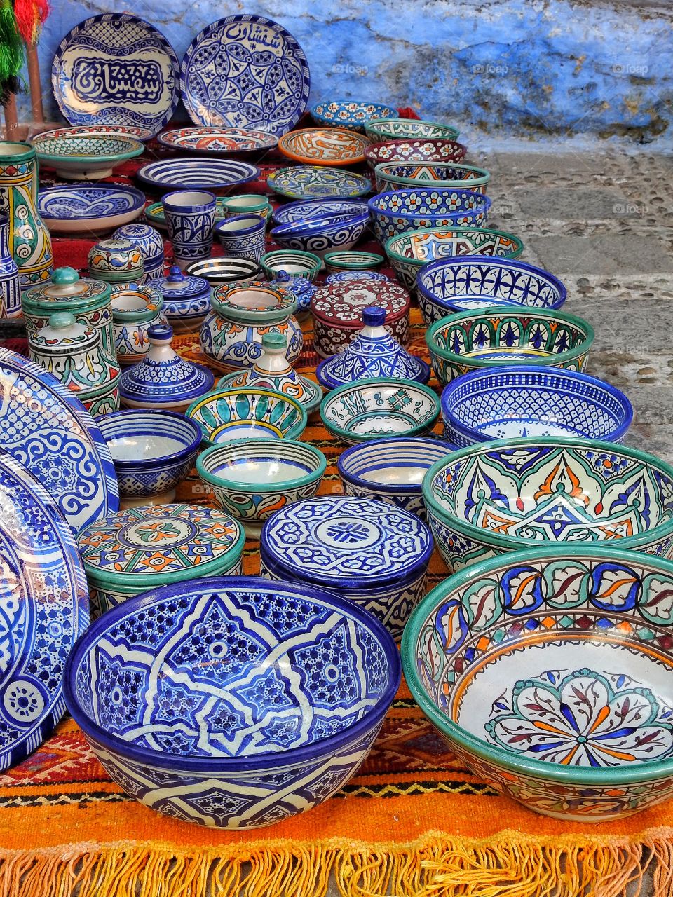 Moroccan pottery