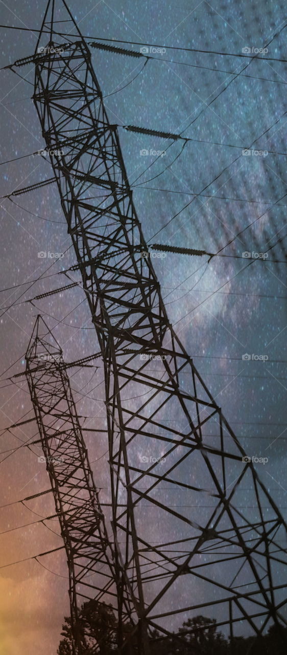 dreamy depiction of power, energy and light.