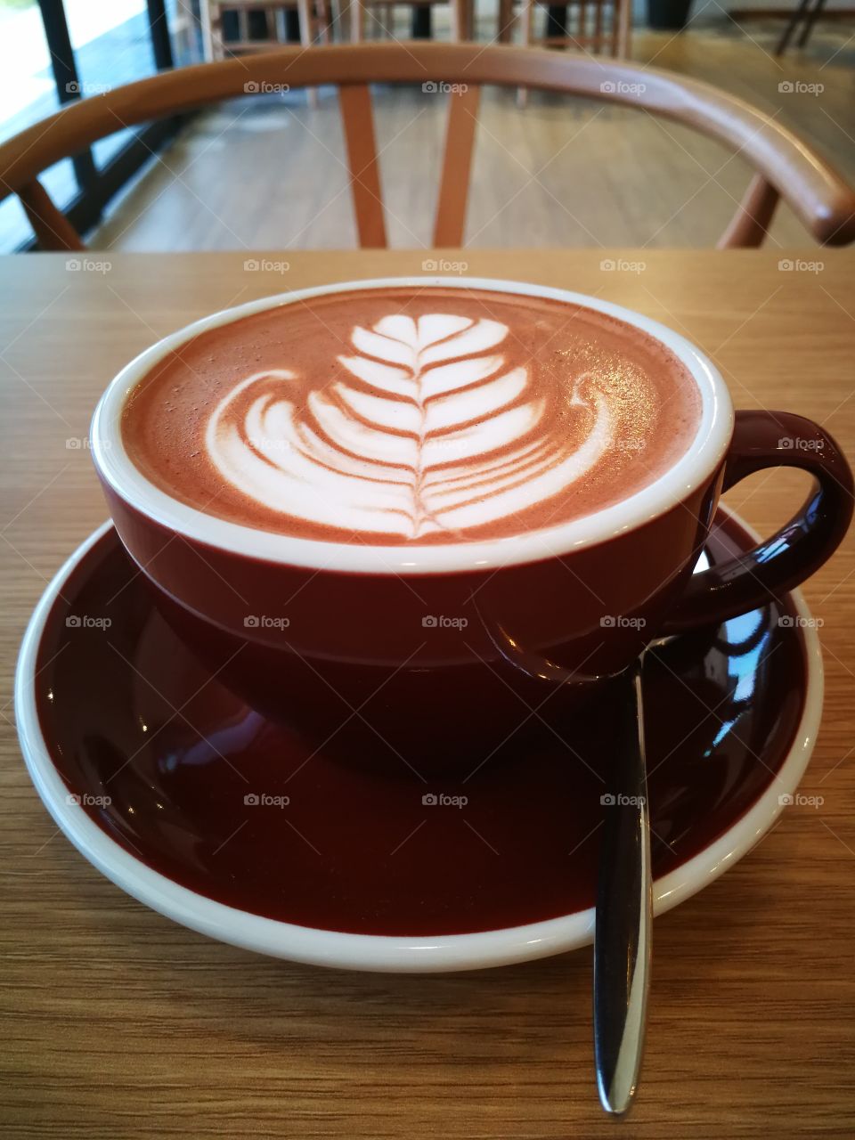 Chocolate drink at café