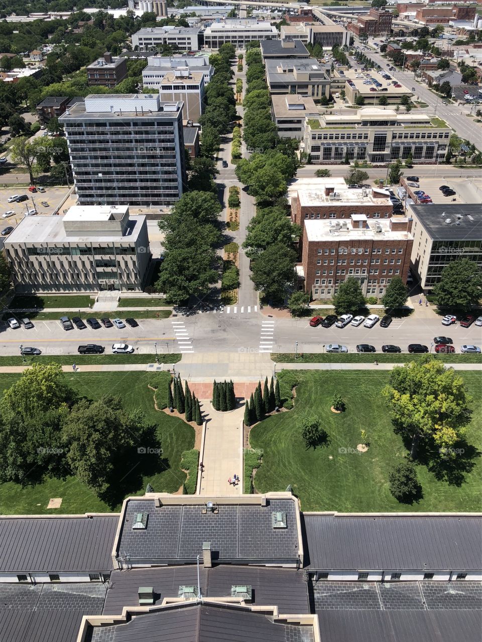 Panoramic view of downtown 