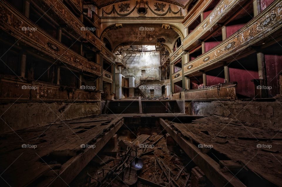 abandoned theater