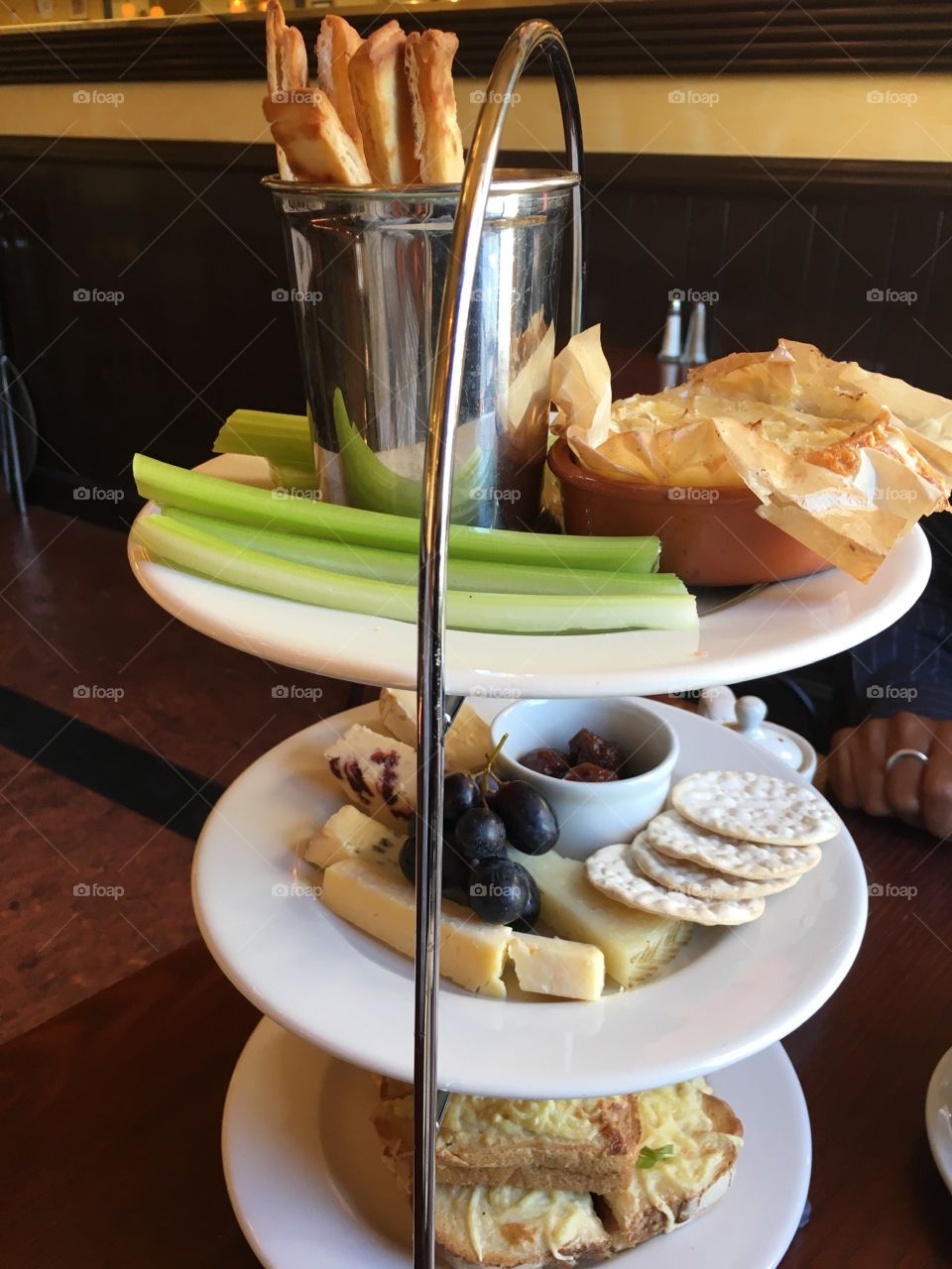 Cheese afternoon tea