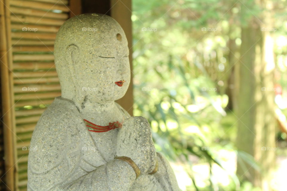 Japanese garden Buddha