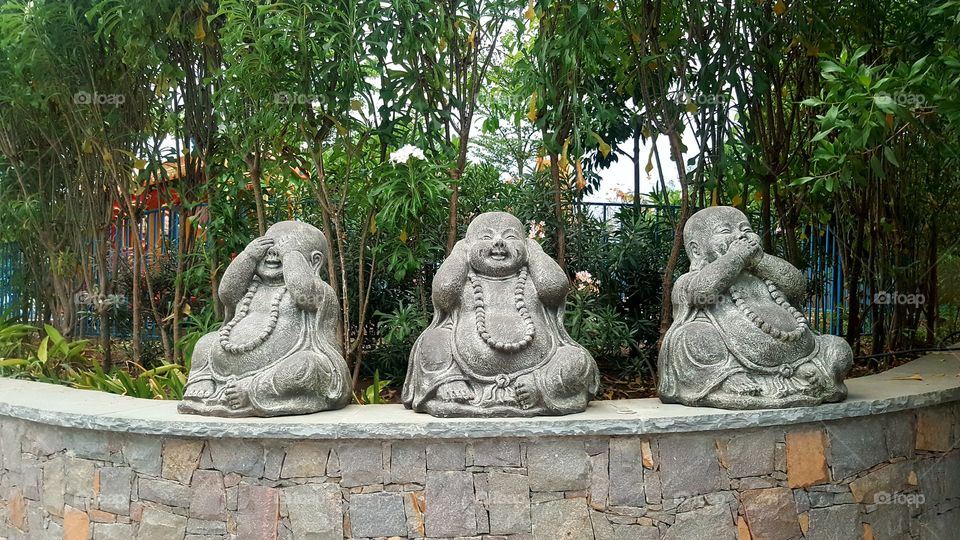 #stone #carvings #threemonkeys