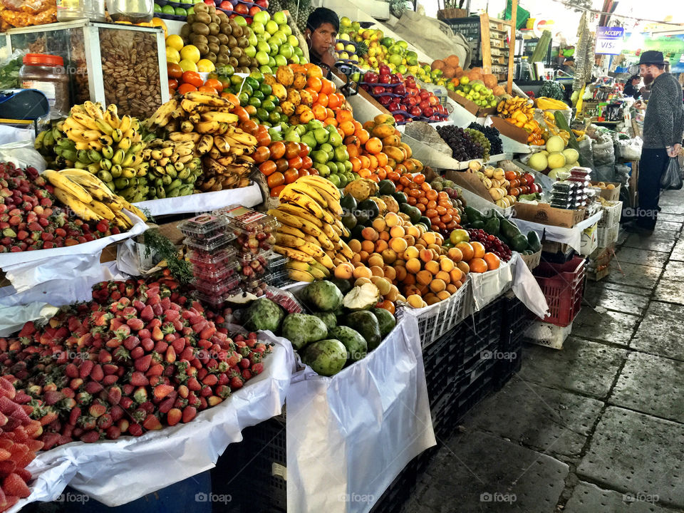 Market in Cuzco Peru