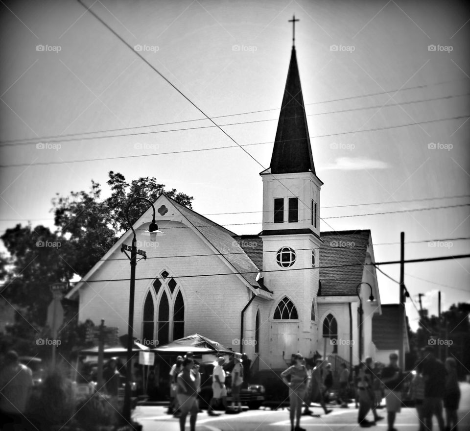 Church, People, Street, Architecture, Religion