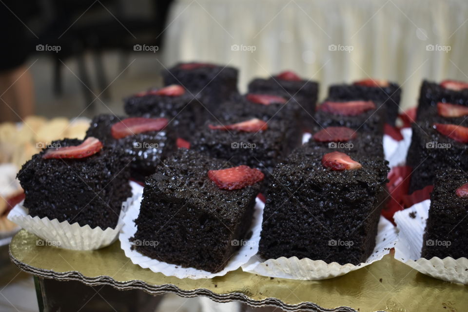 Catering chocolate cake