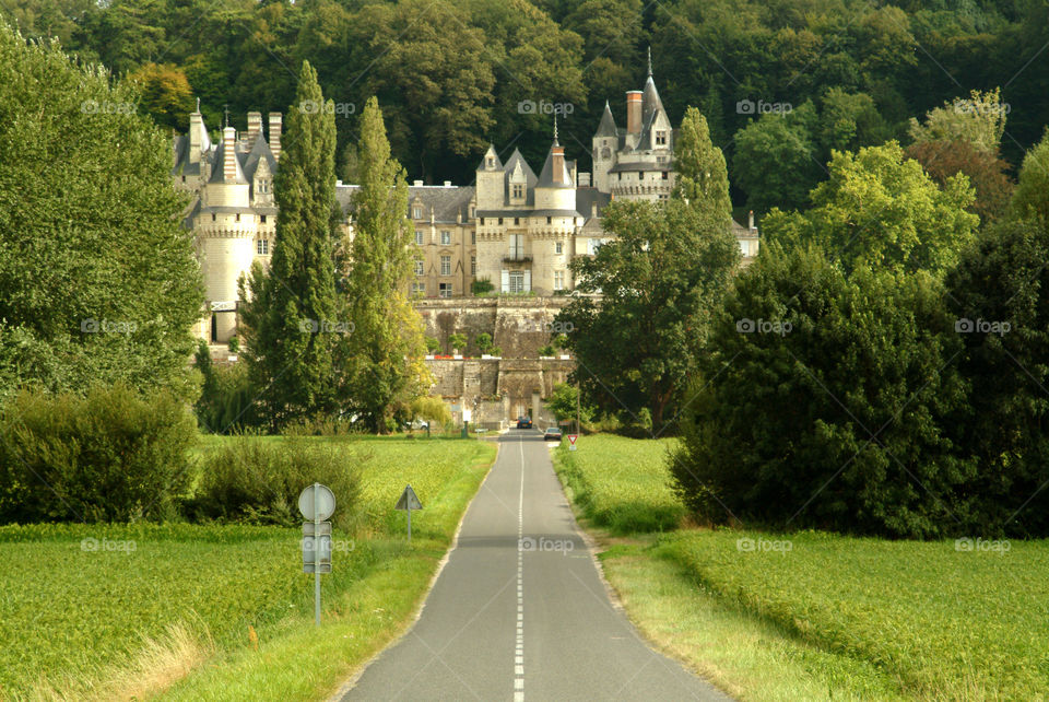 Chateau d'usse . Loire valley France 