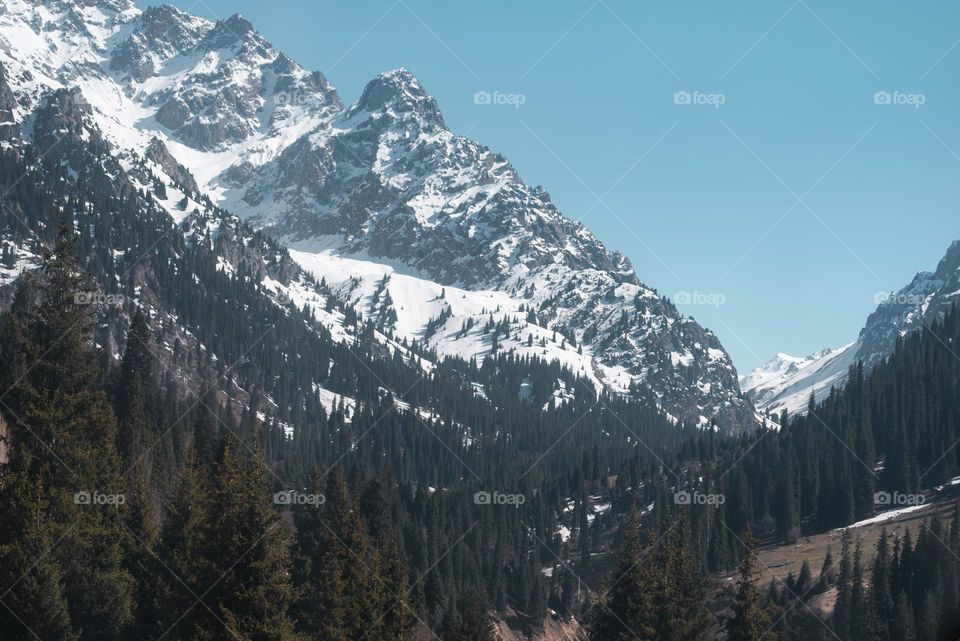Mountain view in Kazahstan
