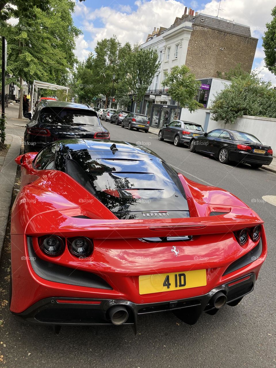 Pop to the shop’s in this little red Ferrari ❤️