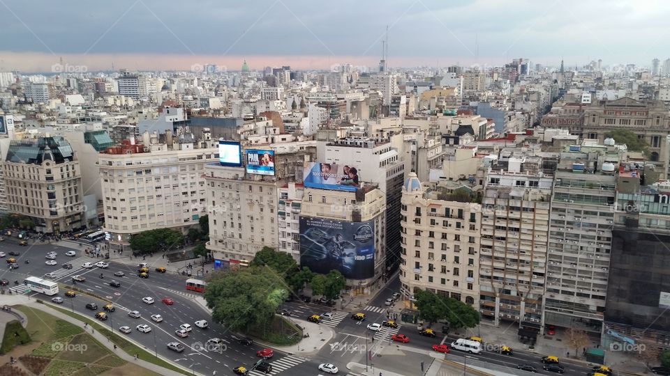 Downtown Buenos Aires, Argentina City Skyline