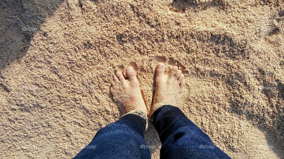 Foot, Sand, Beach, Seashore, Footwear