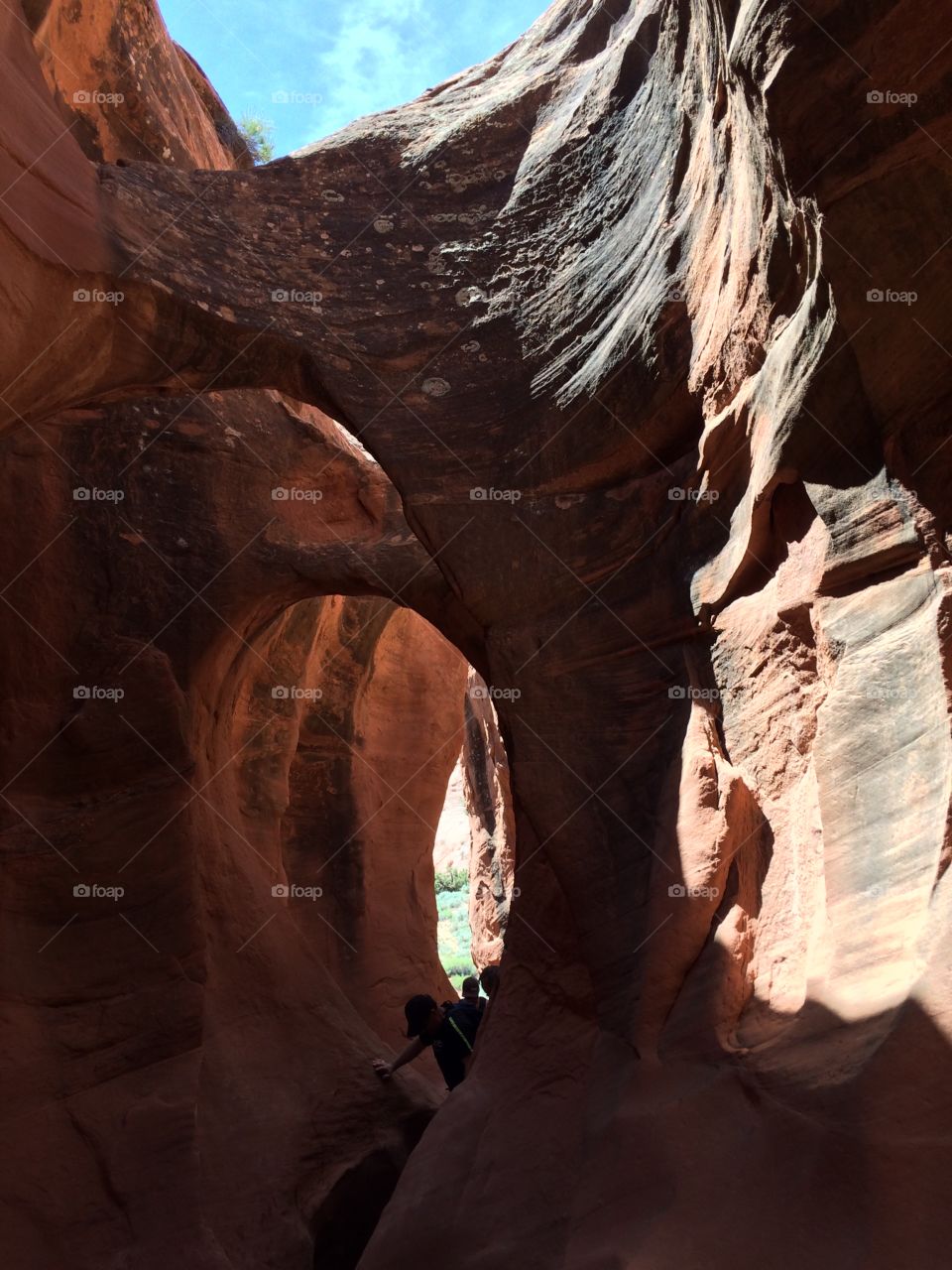 Desert rock cave