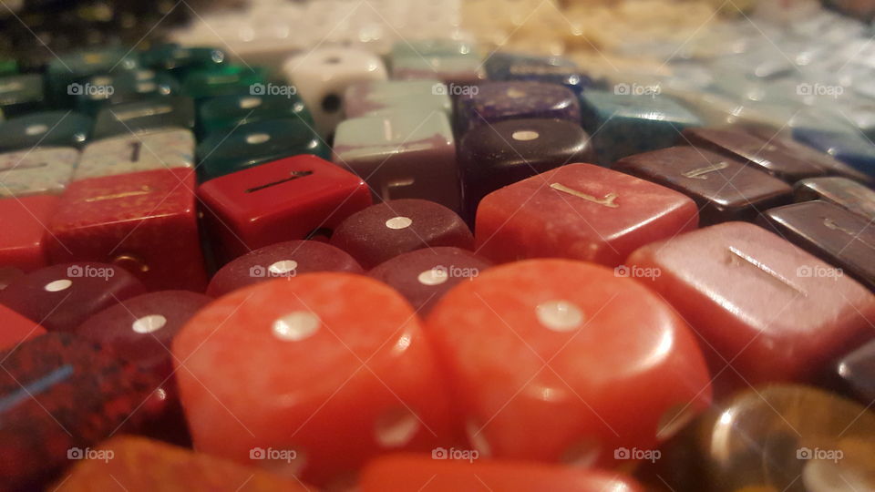 Colorfull dices