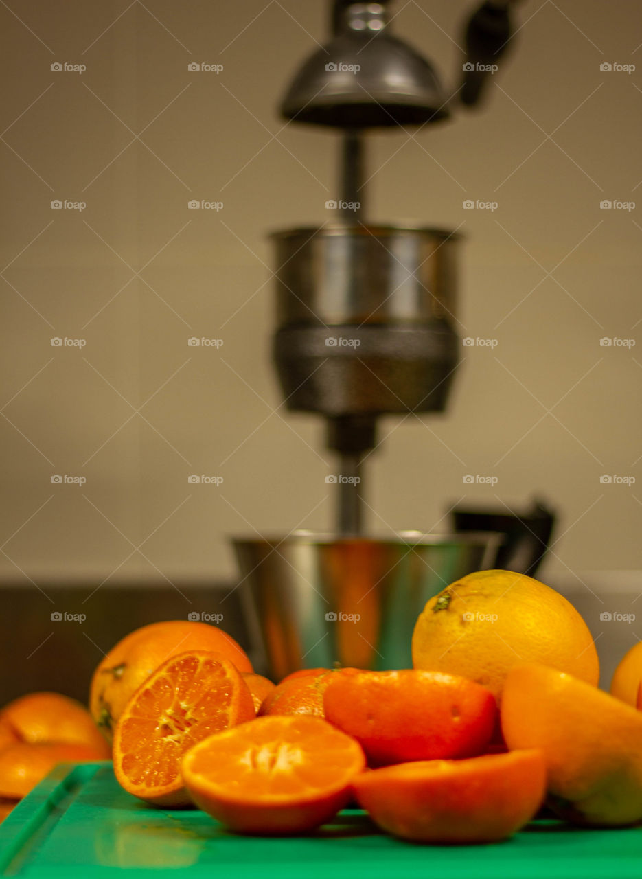 Busker of summer fruit.Freshly squeezed will do