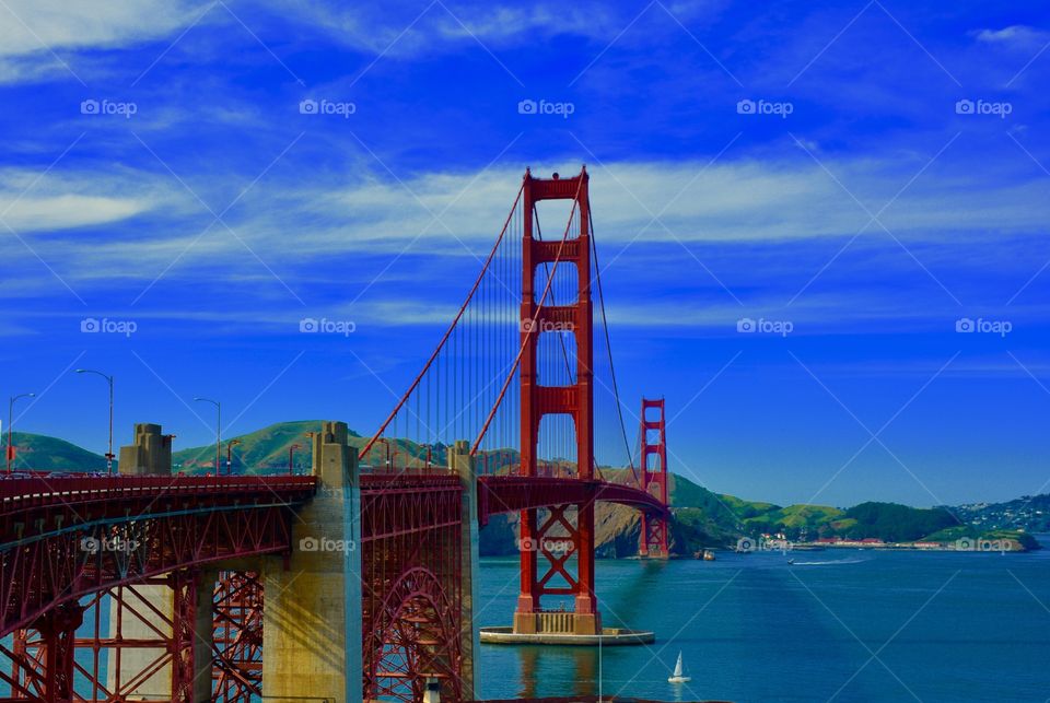 Golden Gate Bridge in color