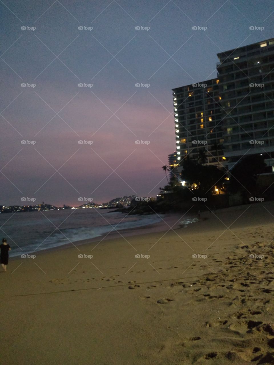 atardecer en Acapulco