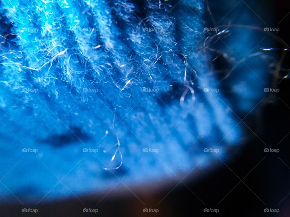 Błękitny materiał