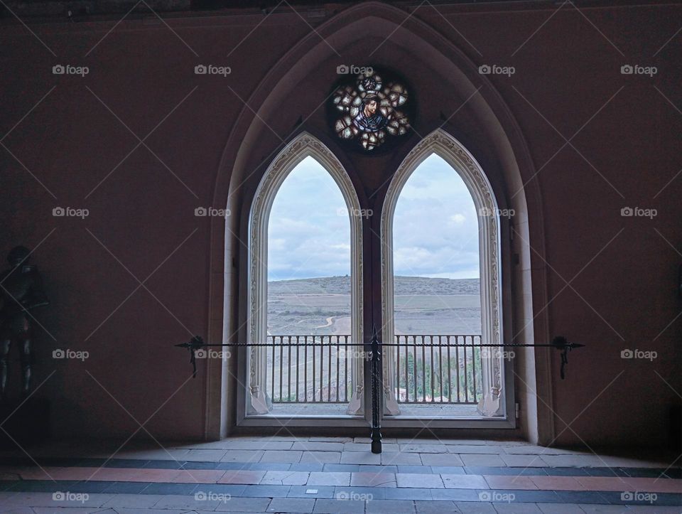 Window of the Alcazar of Segovia, Spain