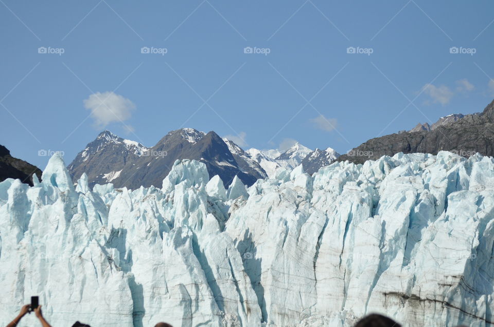 Majestic glaciers