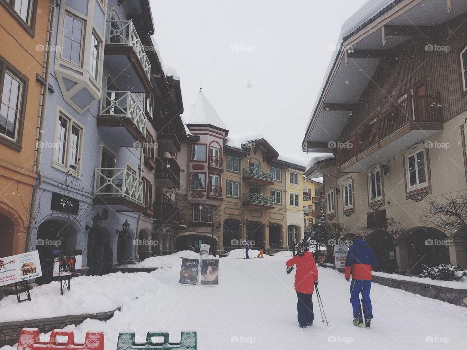 Sunpeaks ski resort! 