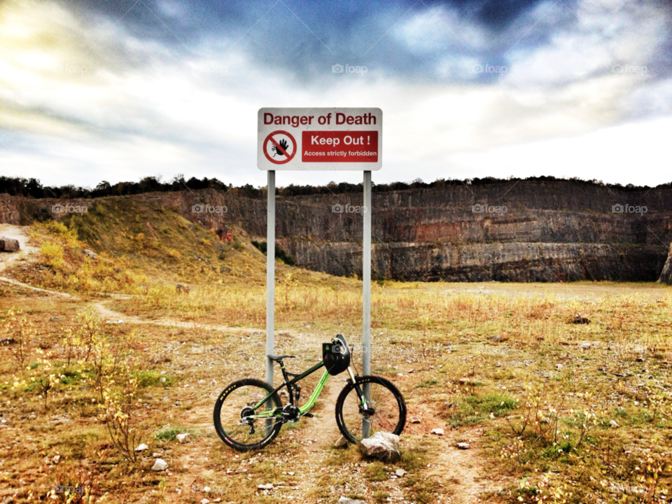 mtb mountainbike freeride quarry by gtjman