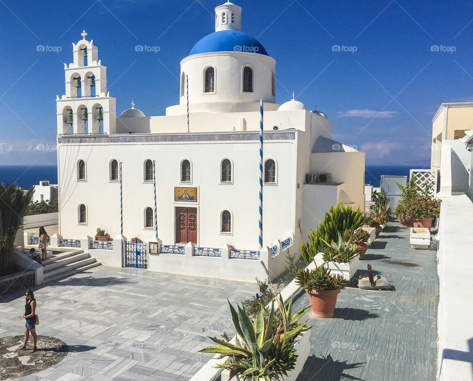 Big church in Oia. 