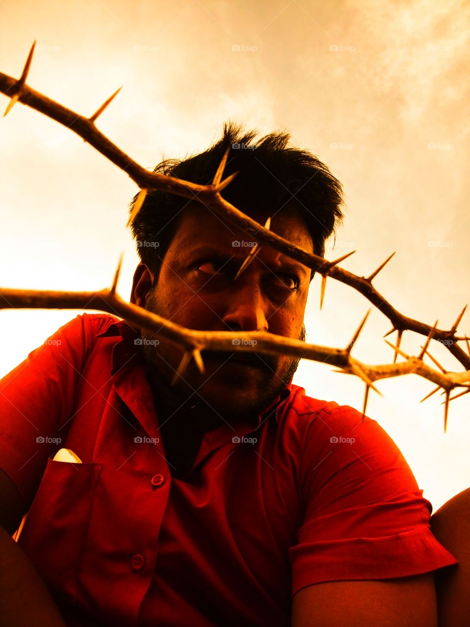 thorn,confedent,red,bold,thee