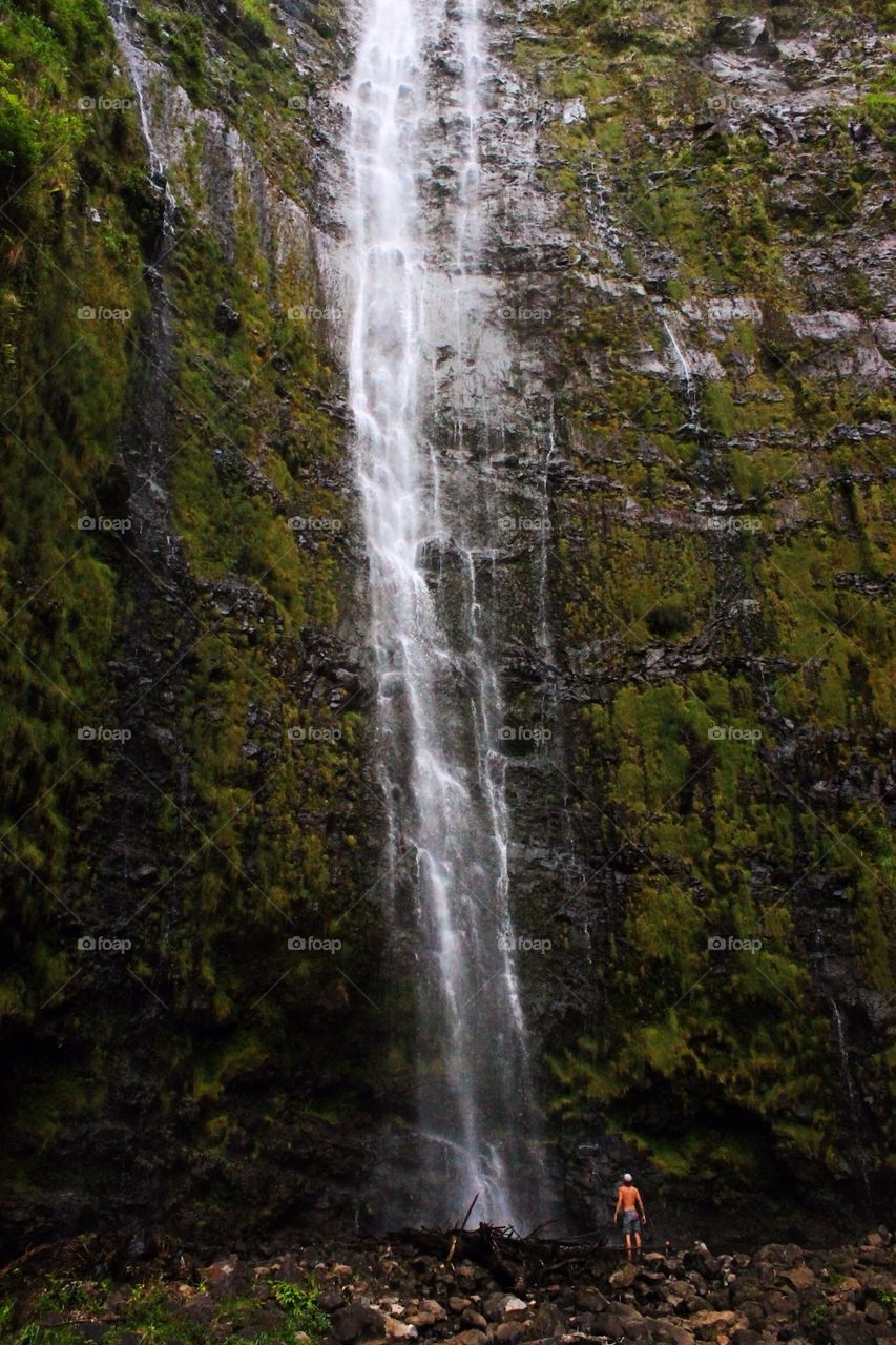 Waterfall, Water, Nature, No Person, Outdoors