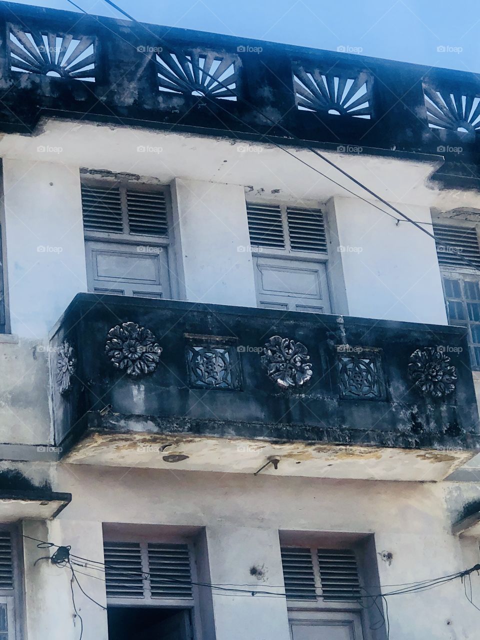 Old Building Balcony