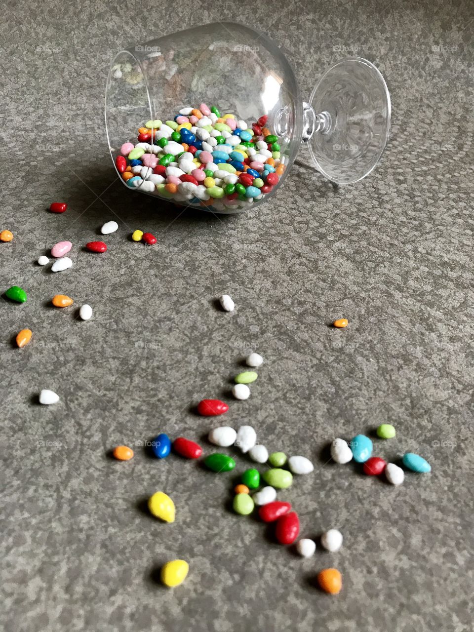 Dropped candy 