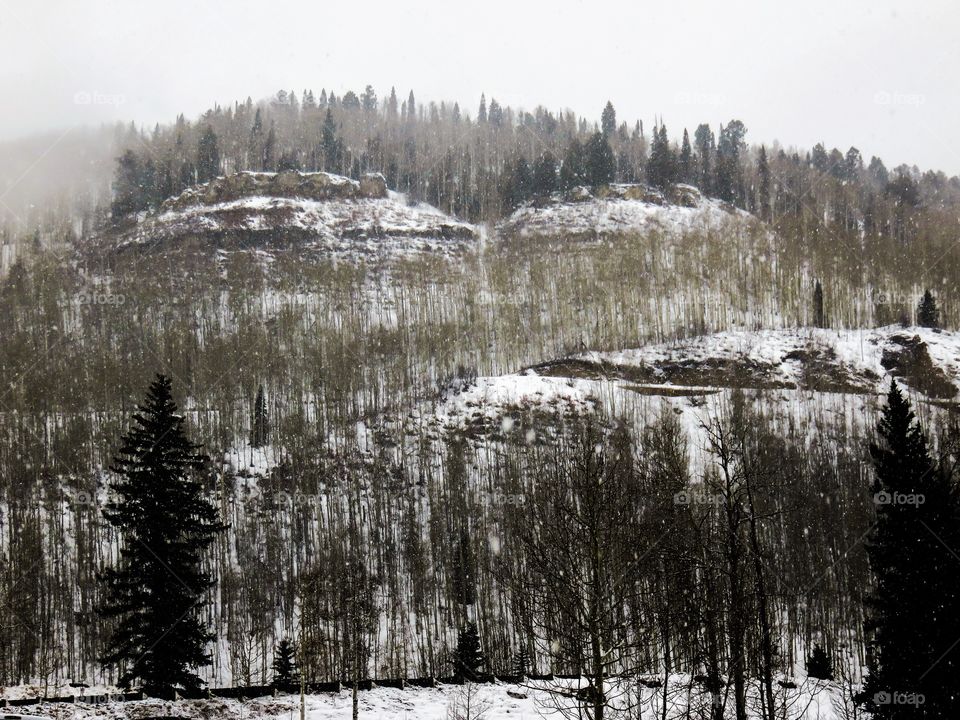 Snowy mountain 