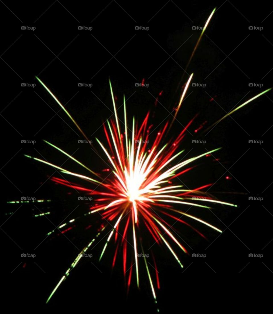 fireworks in slow motion