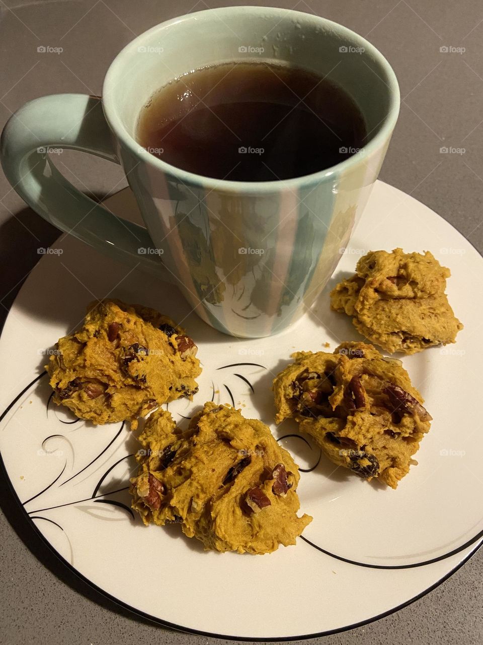Tea and cookies are an Autumn favorite