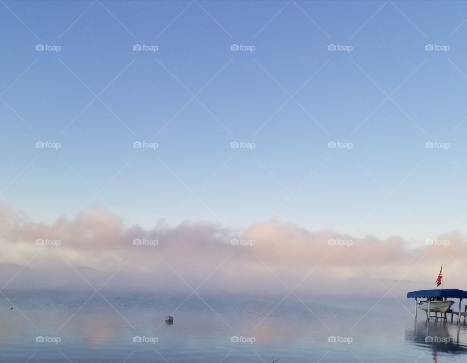 Water, Sky, Fog, Nature, Landscape