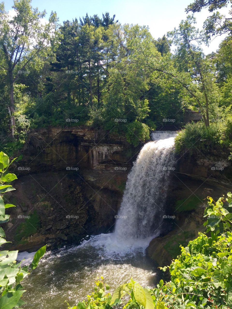 Water, Waterfall, Nature, Rock, River