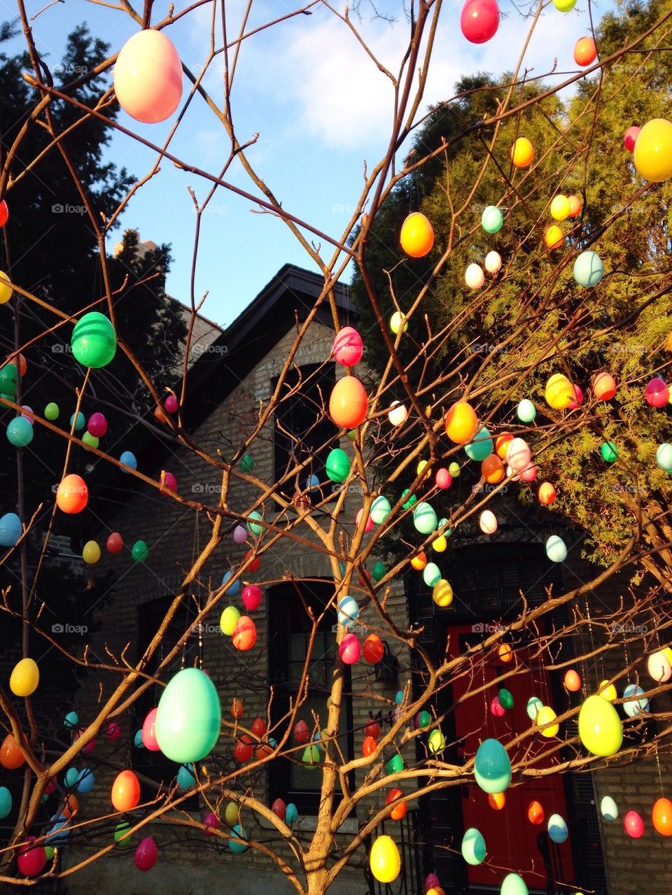 Easter egg tree