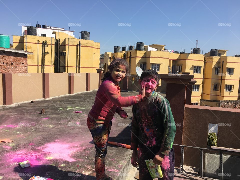 Wonderful festival of colours name holi.Holi is the ancient festival of India 