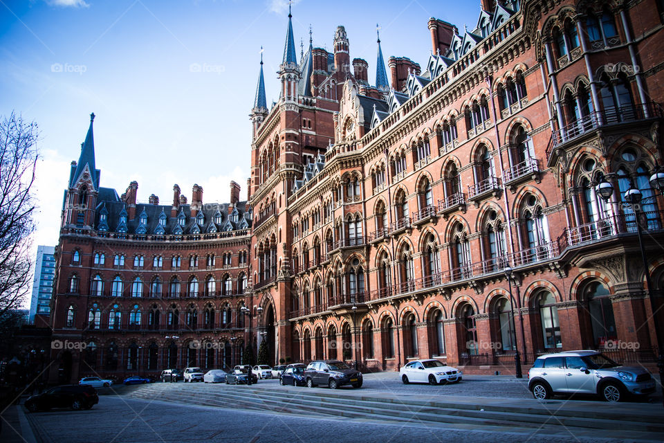 A nice street view in London, UK