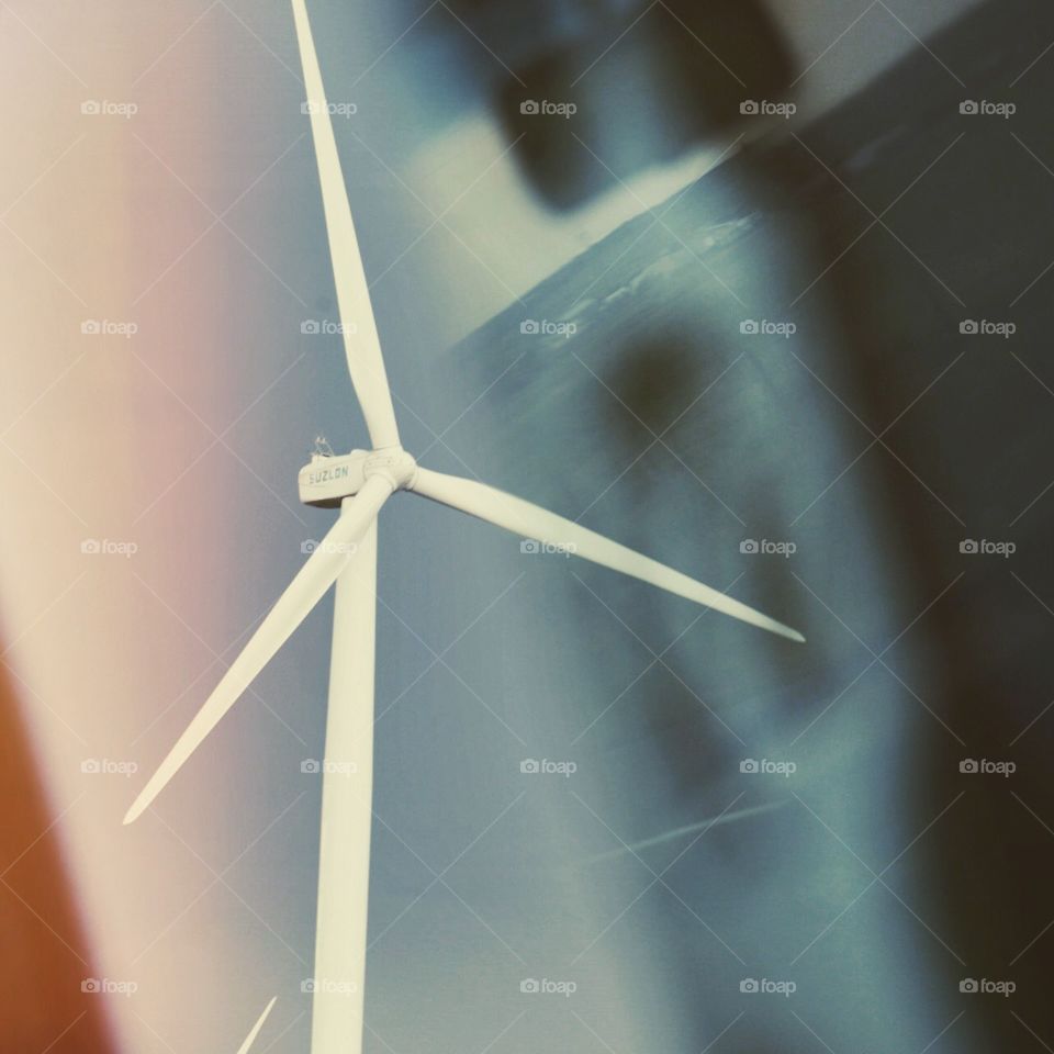 Windmill, Wind, Electricity, Blur, Alternative