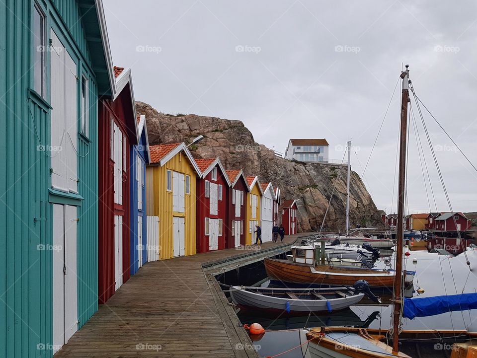 Scandinavian seaside view