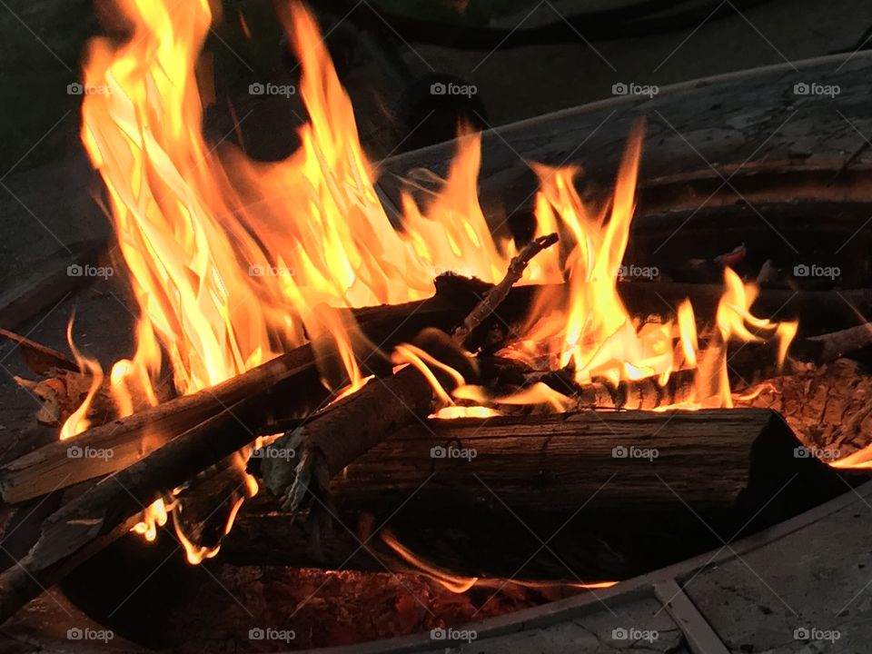 First campfire of the year! A beautiful night for a family to gather around and enjoy one another, roasting marshmallows and sharing stories.