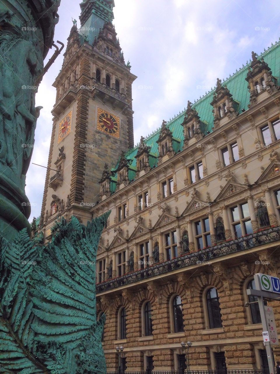 Town hall of Hamburg 