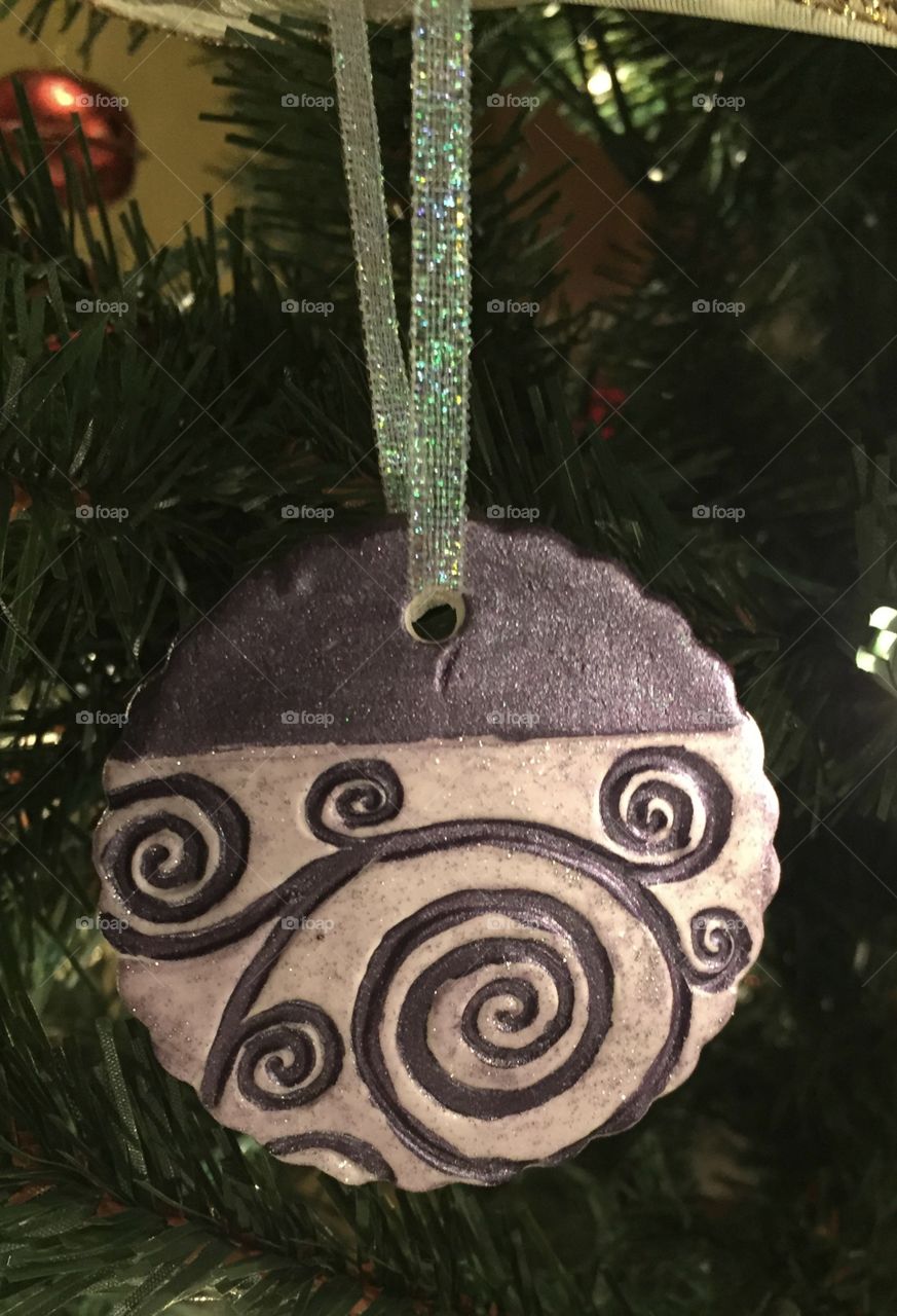 Every year we make new handmade ornaments either for the tree or for adding to gifts. 