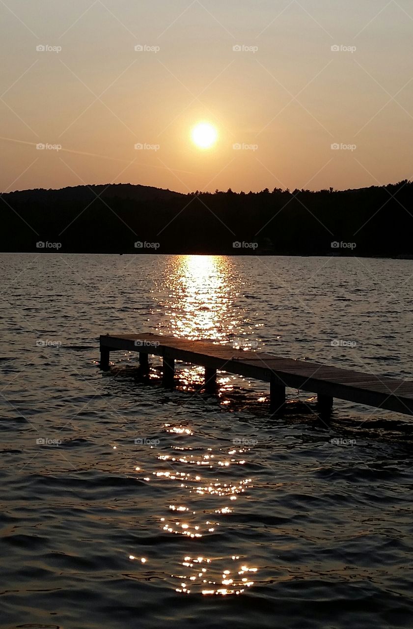 Adirondack Sunset. Taken at Caroga Lake, NY