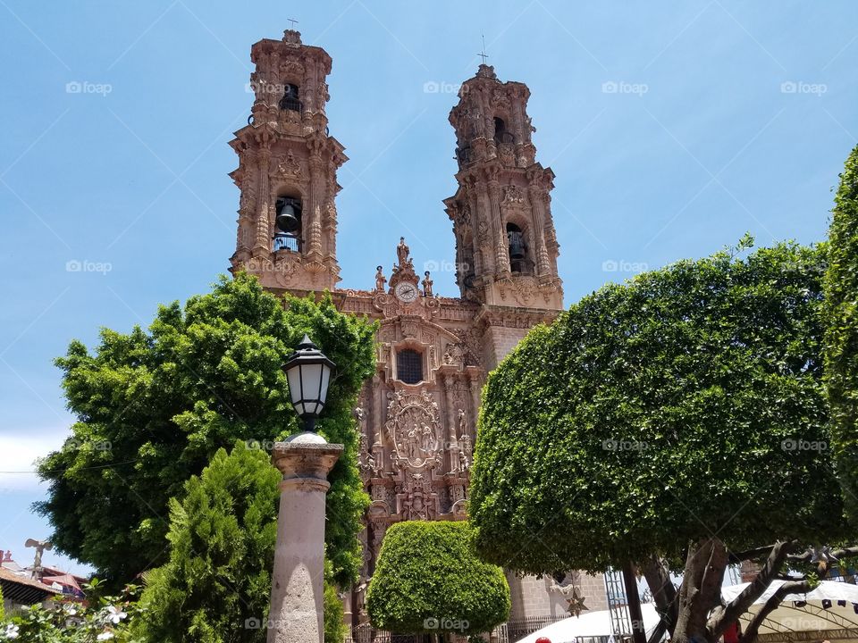 Church from Latin American town.