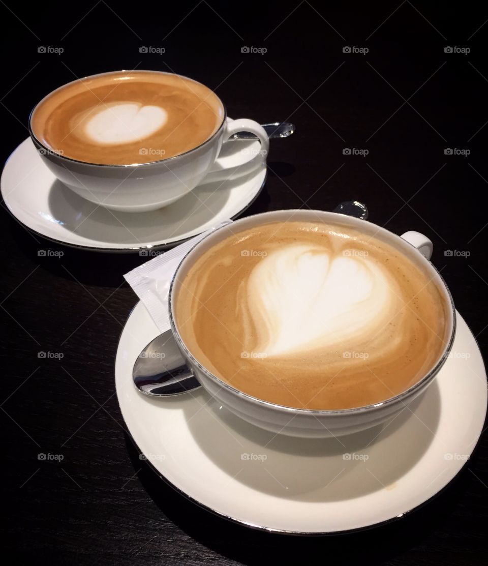 Coffee hearts