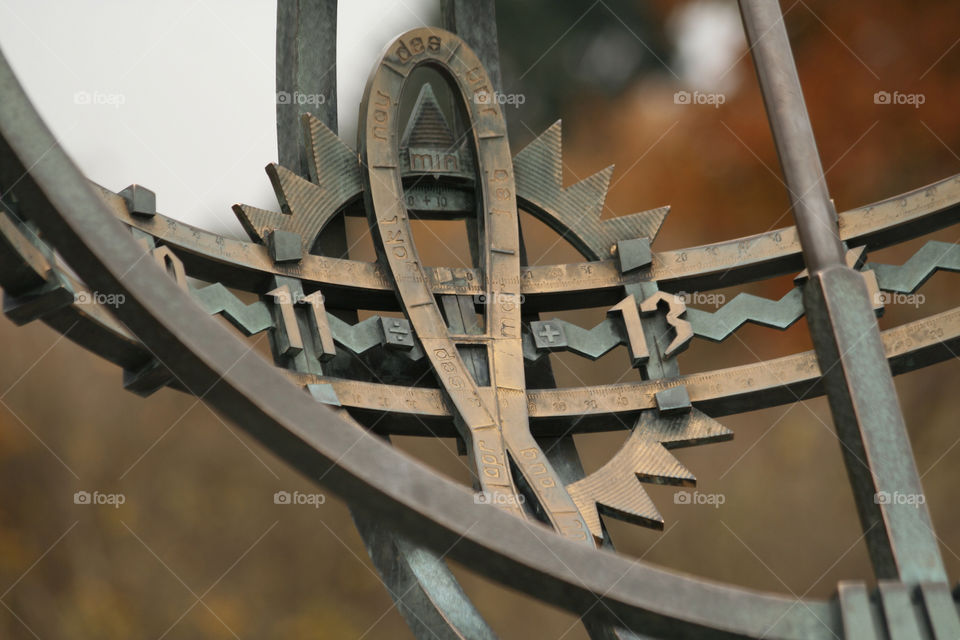 park bronze compass frogne park by nader_esk