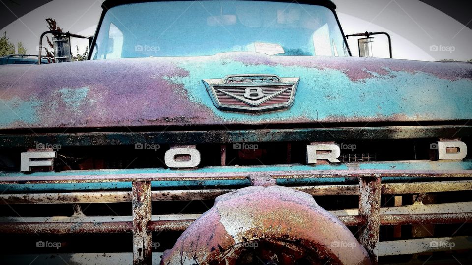 old Ford truck