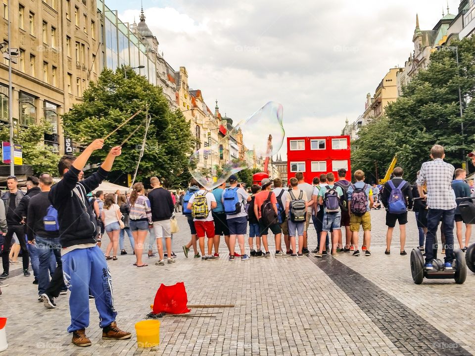 People, Street, City, Crowd, Many